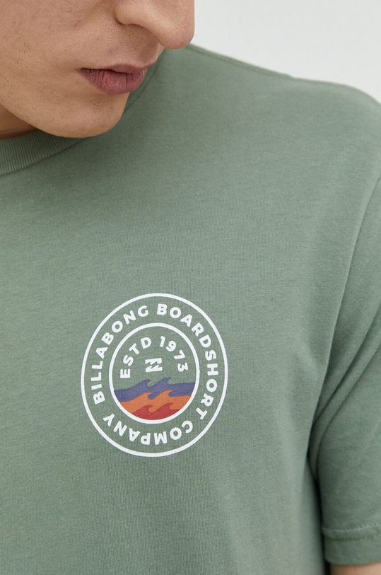 Billabong t-shirt bawełniany ABYZT01700 zielony
