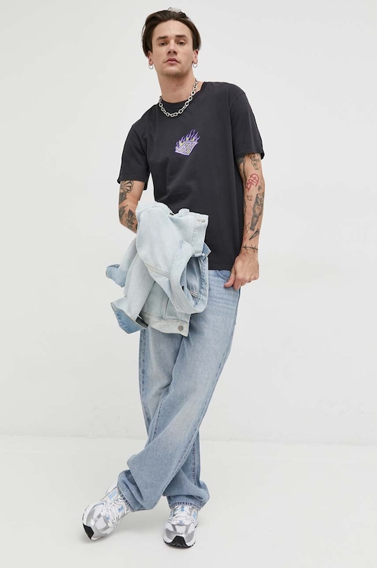 Billabong t-shirt bawełniany ABYZT01710 czarny SS23