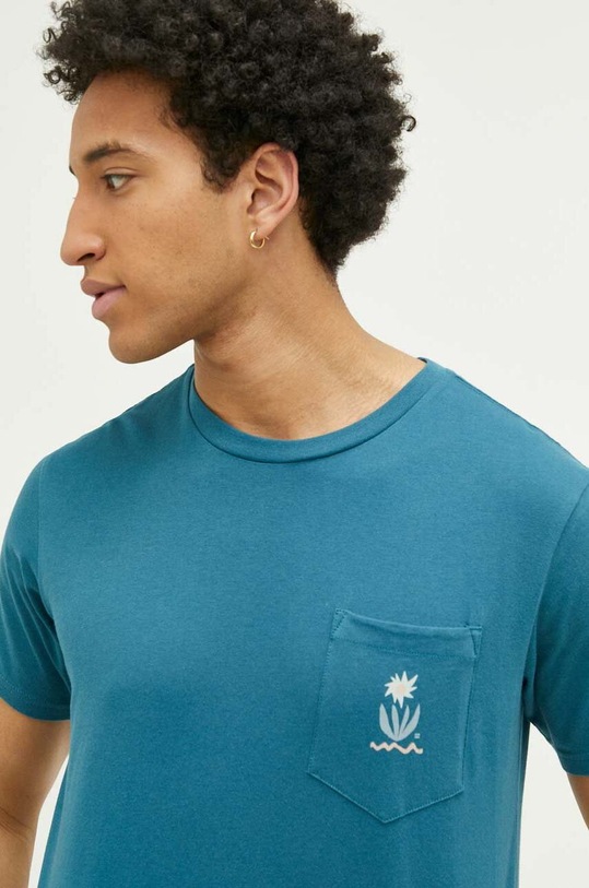 Billabong t-shirt bawełniany niebieski ABYZT01716