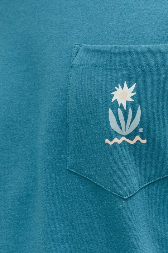 Billabong t-shirt bawełniany ABYZT01716 niebieski