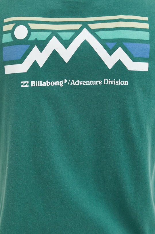 Billabong t-shirt bawełniany zielony ABYZT01730