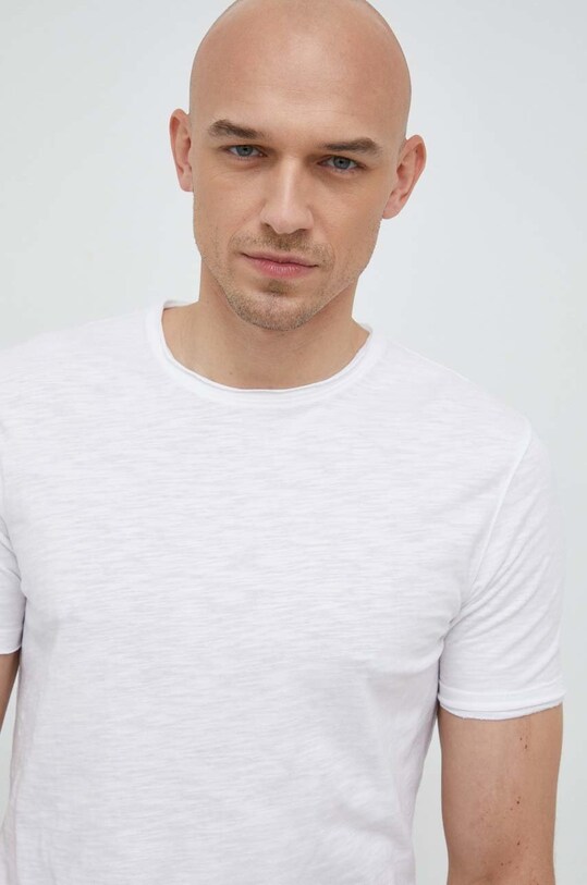 Хлопковая футболка Sisley белый 3WF0S101K.101