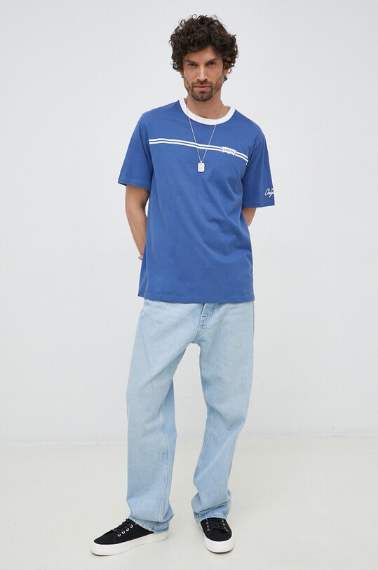 Bavlněné tričko Levi's 16143.0716 modrá SS23