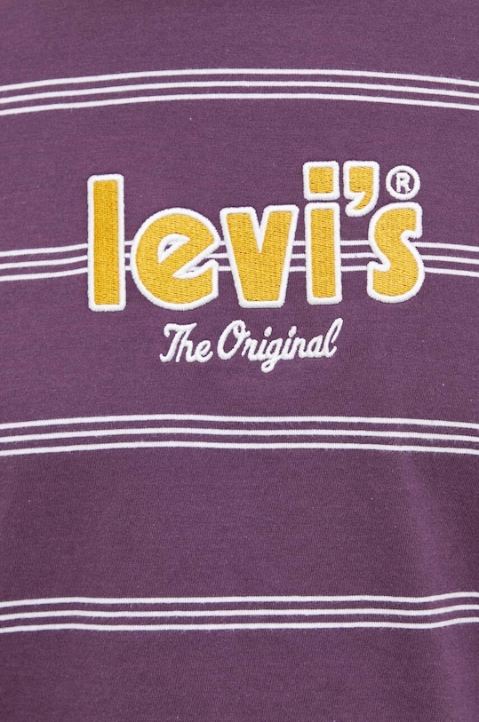 Levi's t-shirt bawełniany 16143.0731 fioletowy
