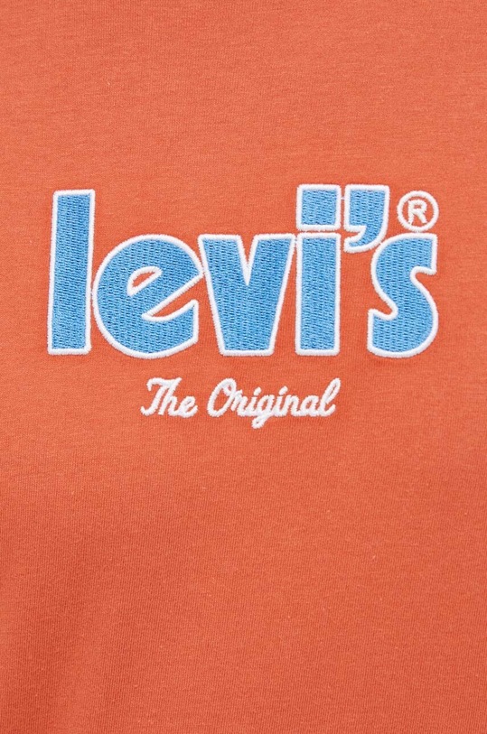 Levi's t-shirt bawełniany 16143.0740 pomarańczowy