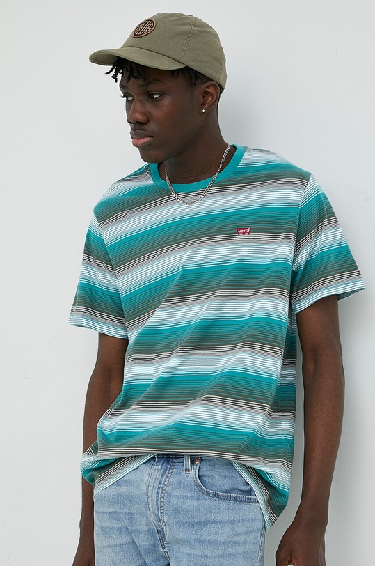 Levi's t-shirt bawełniany wzorzyste multicolor 56605.0155