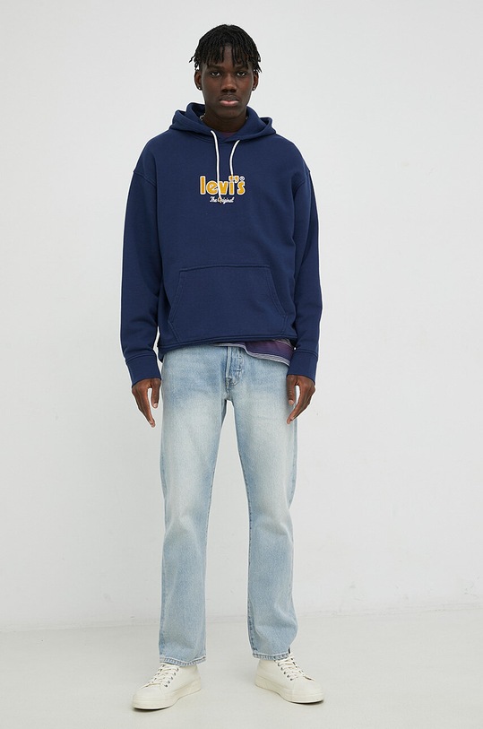 Oblečení Bavlněné tričko Levi's 56605.0156 fialová