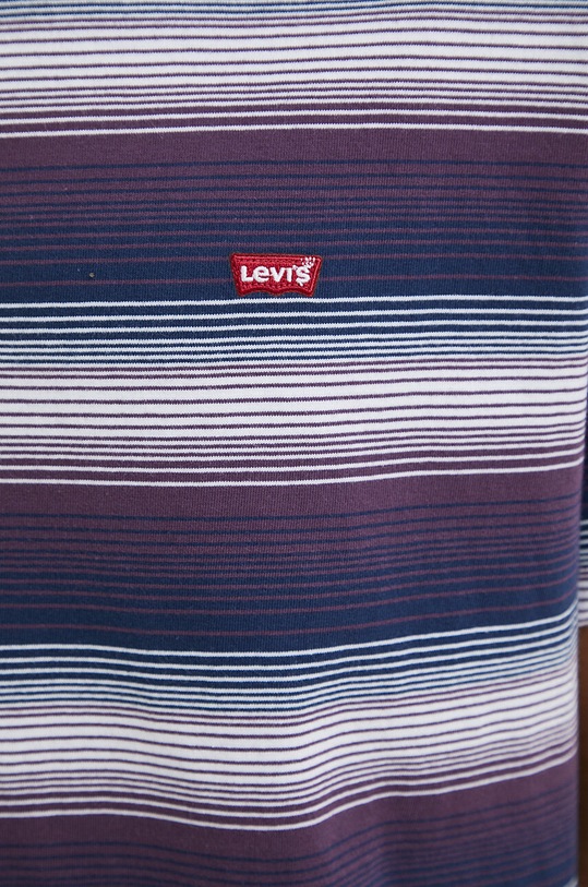 Βαμβακερό μπλουζάκι Levi's 56605.0156 μωβ