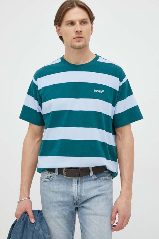 Levi's t-shirt bawełniany wzorzyste multicolor A0637.0056