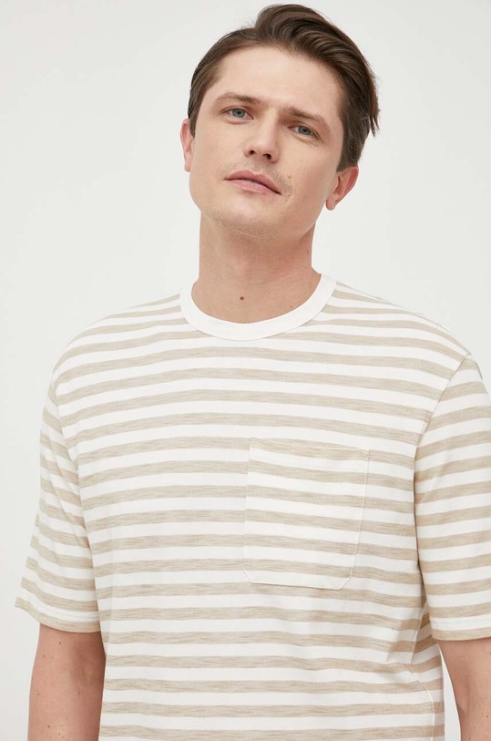 Sisley tricou cu modele bej 3X01S1028.903