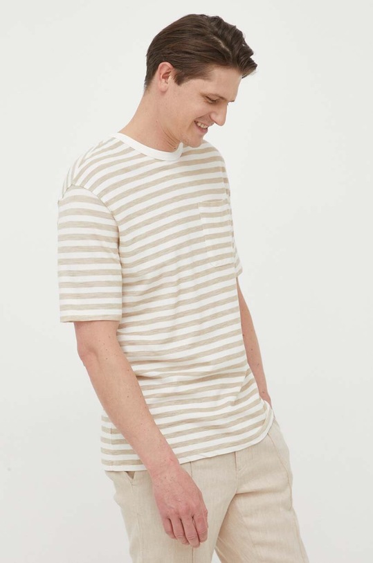 Sisley tricou bej 3X01S1028.903