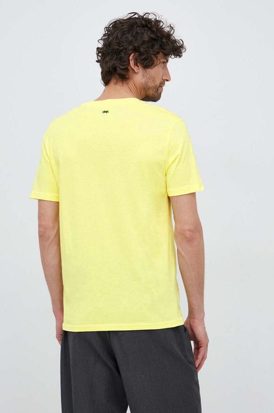 Odzież United Colors of Benetton t-shirt bawełniany 3096U1057.05G żółty