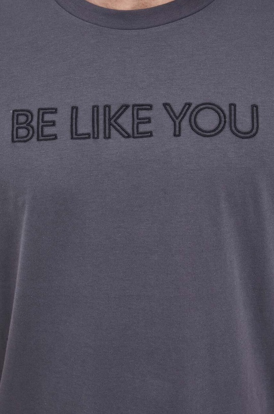 United Colors of Benetton t-shirt bawełniany szary 3096U1057.0H7