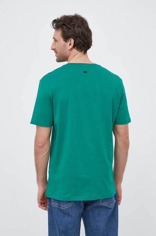 Odzież United Colors of Benetton t-shirt bawełniany 3096U1057.256 zielony
