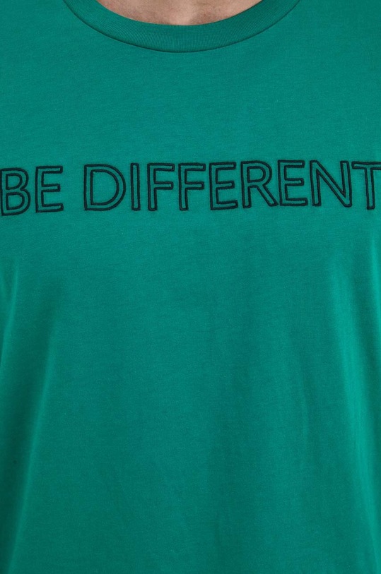 United Colors of Benetton t-shirt bawełniany 3096U1057.256 zielony