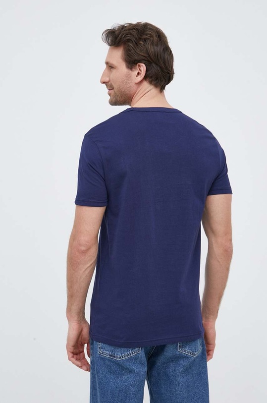 Odzież United Colors of Benetton t-shirt bawełniany 3I1XU100A.918 granatowy