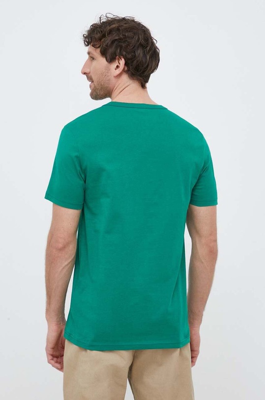 Odzież United Colors of Benetton t-shirt bawełniany 3I1XU100A.919 zielony