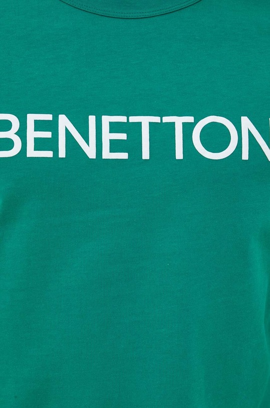 United Colors of Benetton t-shirt bawełniany 3I1XU100A.919 zielony