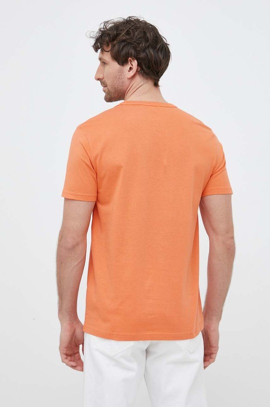 Odzież United Colors of Benetton t-shirt bawełniany 3I1XU100A.12Y pomarańczowy