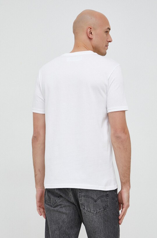 Ρούχα Βαμβακερό μπλουζάκι United Colors of Benetton 3BL0J19G5.101. λευκό
