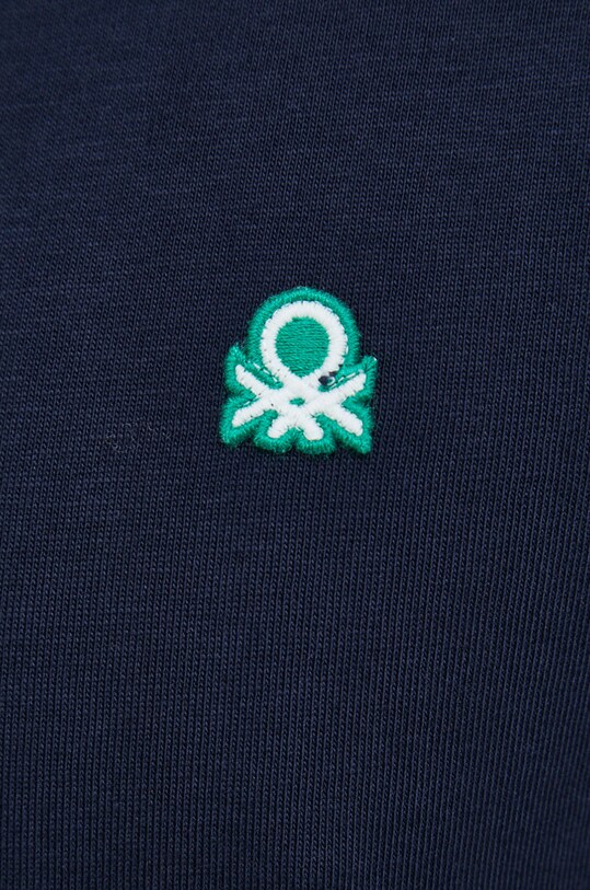 Хлопковая футболка United Colors of Benetton 3MI5J1AF7.016.. тёмно-синий