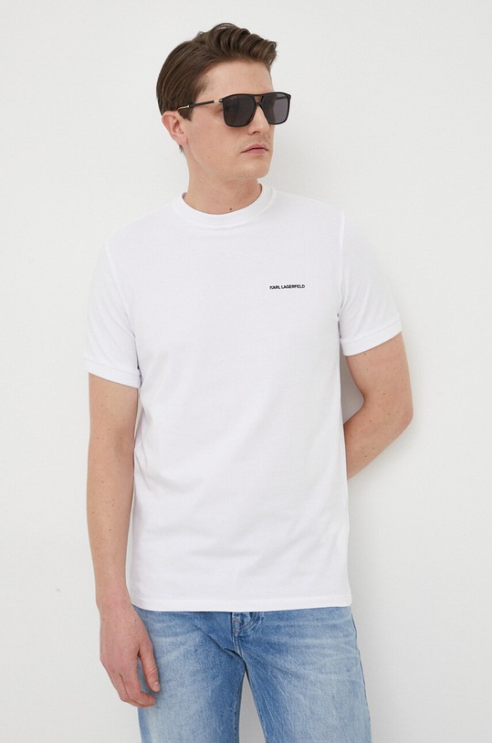 Karl Lagerfeld t-shirt biały 532221.755020