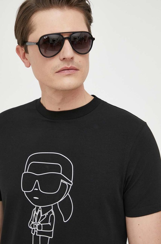Karl Lagerfeld tricou negru 532221.755082