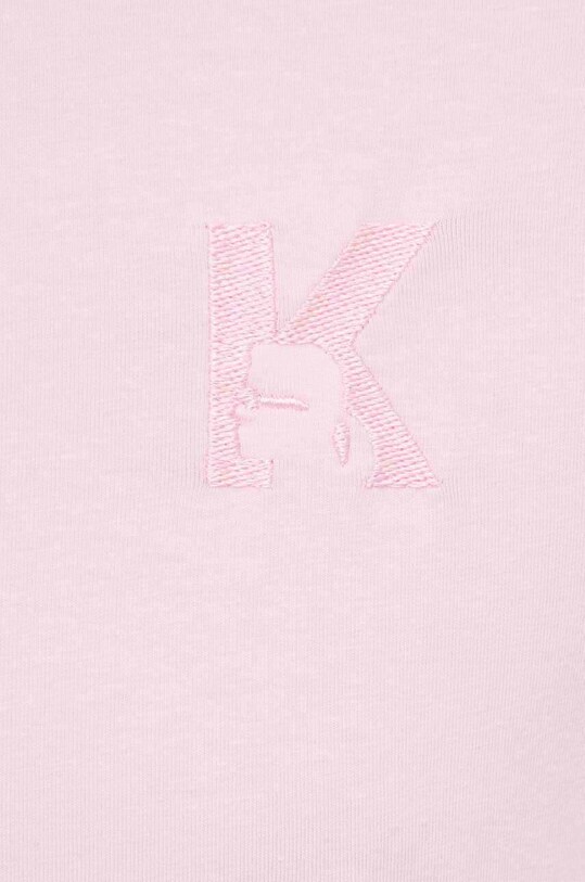 Karl Lagerfeld t-shirt 532221.755890 rózsaszín