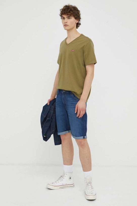 Levi's t-shirt bawełniany 85641.0029 zielony SS23