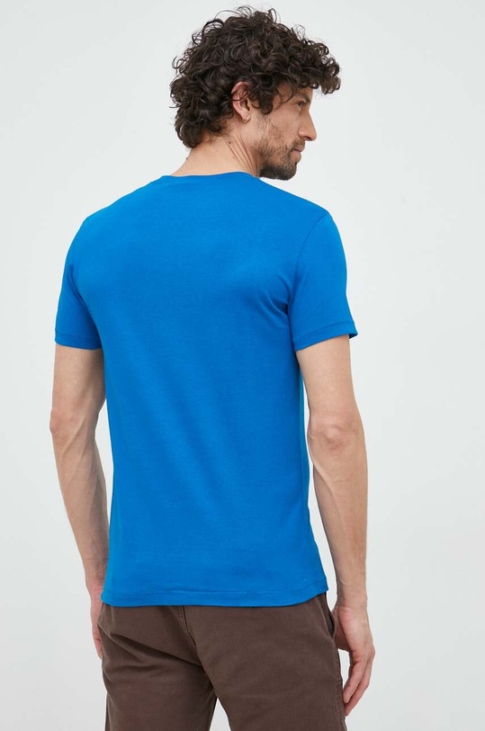 Дрехи Памучна тениска Calvin Klein Jeans J30J323299.PPYX син