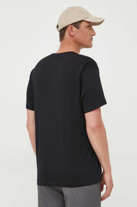 Oblačila Bombažna kratka majica United Colors of Benetton 3P7XU105T.100 črna