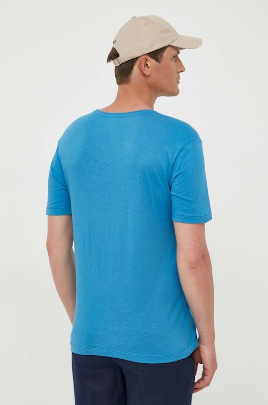 Odzież United Colors of Benetton t-shirt bawełniany 3P7XU1058.18Q niebieski