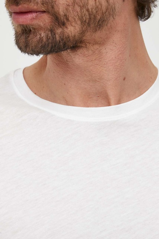 Βαμβακερό μπλουζάκι United Colors of Benetton 3P7XU1058.074 λευκό