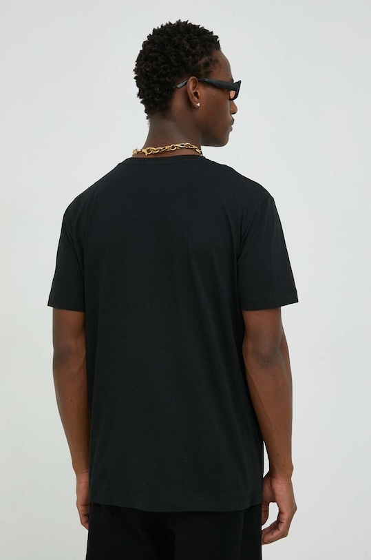Odzież Bruuns Bazaar t-shirt bawełniany Gus BBM1542 czarny
