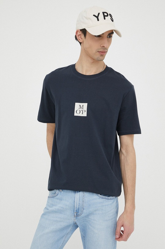 Хлопковая футболка Marc O'Polo тёмно-синий 323201251210
