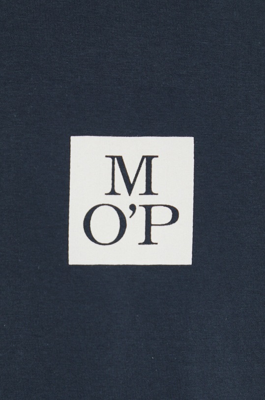 Хлопковая футболка Marc O'Polo 323201251210 тёмно-синий