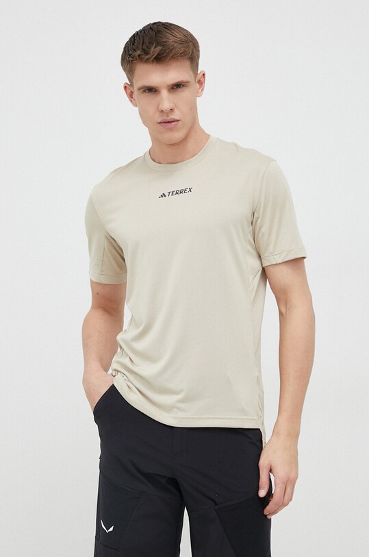 adidas TERREX t-shirt sportowy Multi HM4045 beżowy HM4045