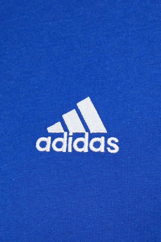 adidas tricou din bumbac IC9338 albastru