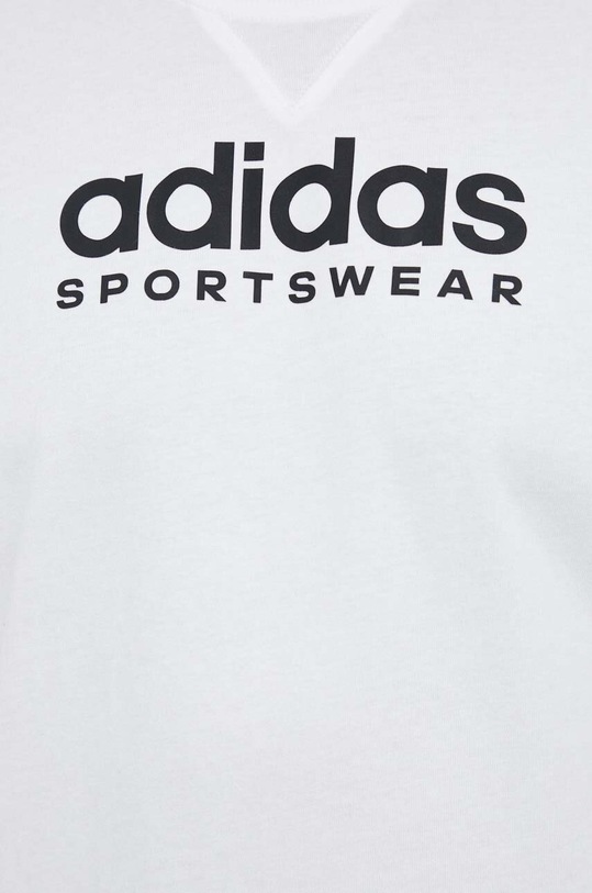 Бавовняна футболка adidas IC9821 білий