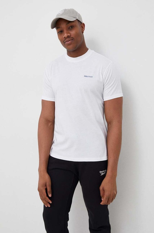 Odzież Marmot t-shirt M14254 biały