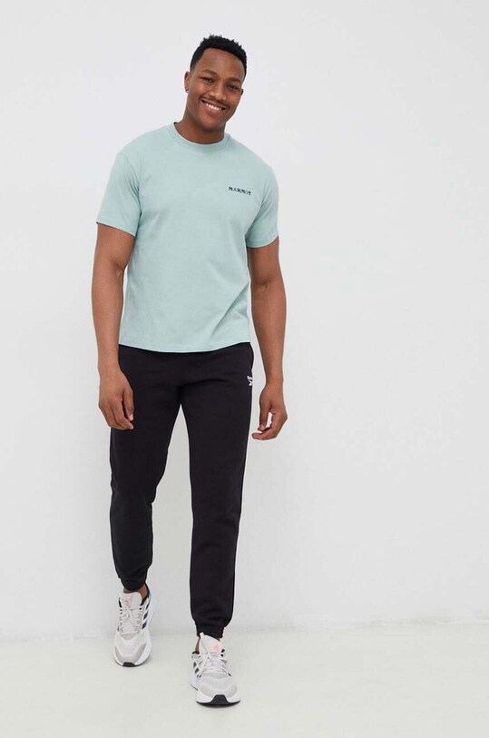 Хлопковая футболка Marmot M14126 бирюзовый SS23