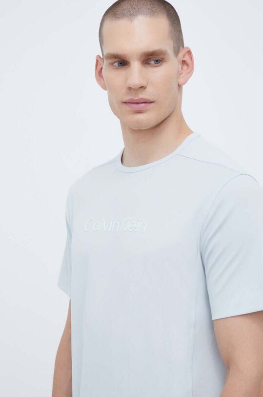 Тренувальна футболка Calvin Klein Performance Essentials блакитний 00GMS3K107
