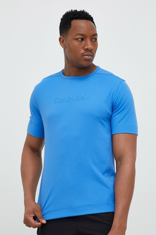 Calvin Klein Performance t-shirt treningowy Essentials regular niebieski 00GMS3K107
