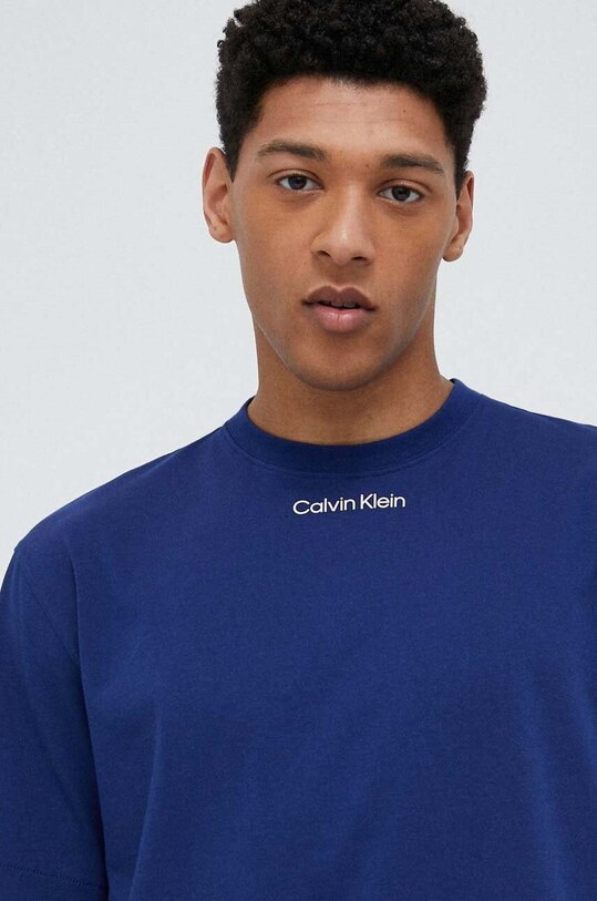 Majica kratkih rukava za trening Calvin Klein Performance CK Athletic 00GMS3K122 plava