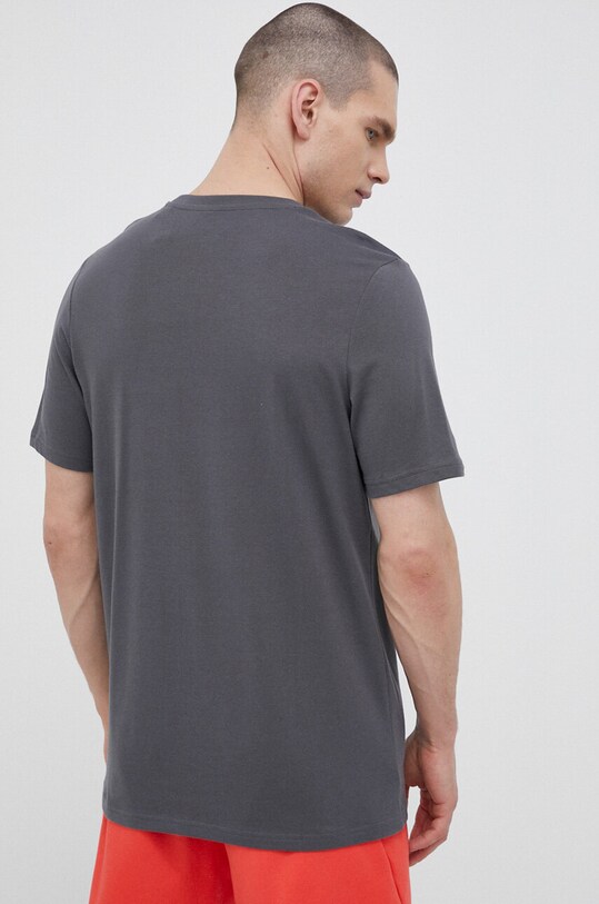 Oblečení Bavlněné tričko adidas H49666 šedá
