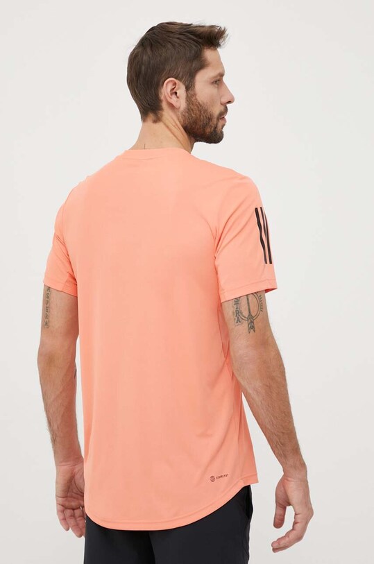 Oblečení Tréninkové tričko adidas Performance Club 3-Stripes HT4431 oranžová
