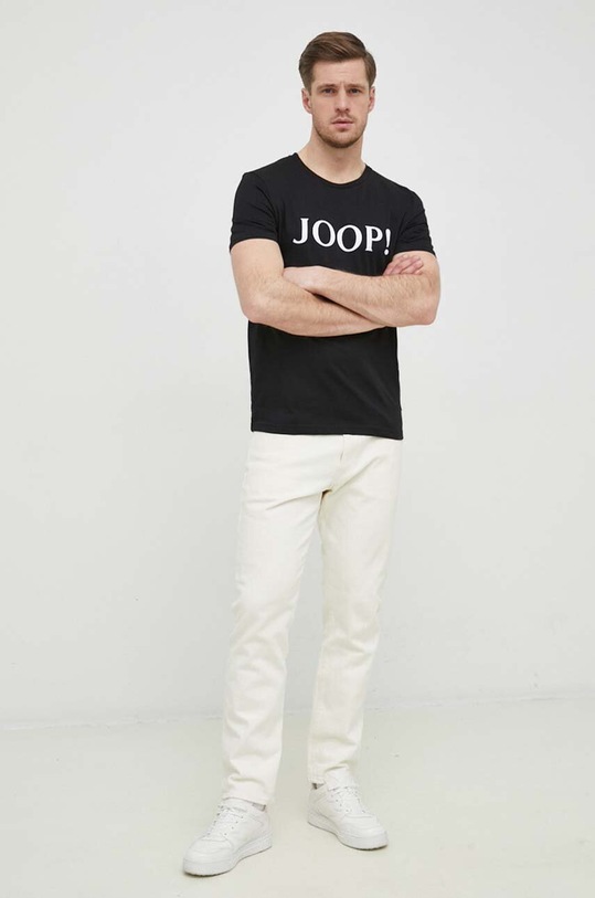 Joop! t-shirt bawełniany 30036105 czarny SS23