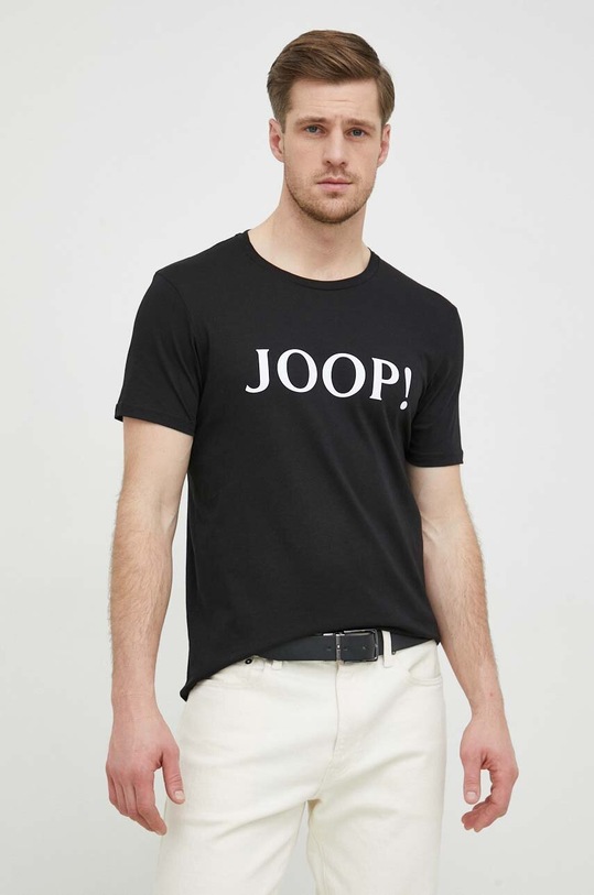 Joop! t-shirt bawełniany czarny 30036105