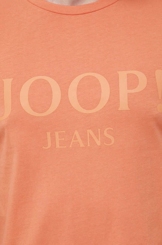 Joop! t-shirt bawełniany 30036021 pomarańczowy