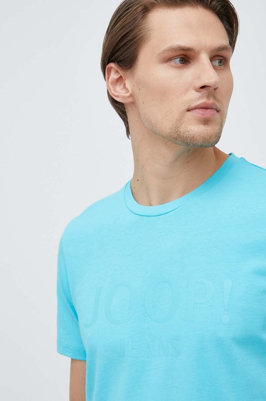 Joop! t-shirt bawełniany turkusowy 30036021